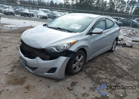 2012 Hyundai Elantra Gls (Ulsan Plant) z USA, uszkodzony, nr VIN KMHDH4AE7CU425414